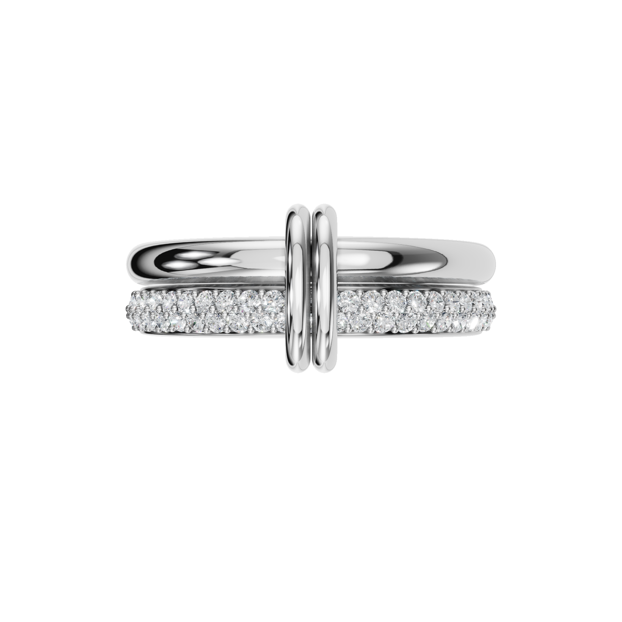 ROUND FANCY ETERNITY WEDDING BAND