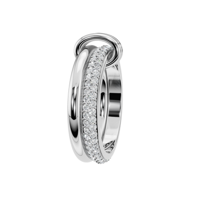 ROUND FANCY ETERNITY WEDDING BAND - M&D Signature Jewels
