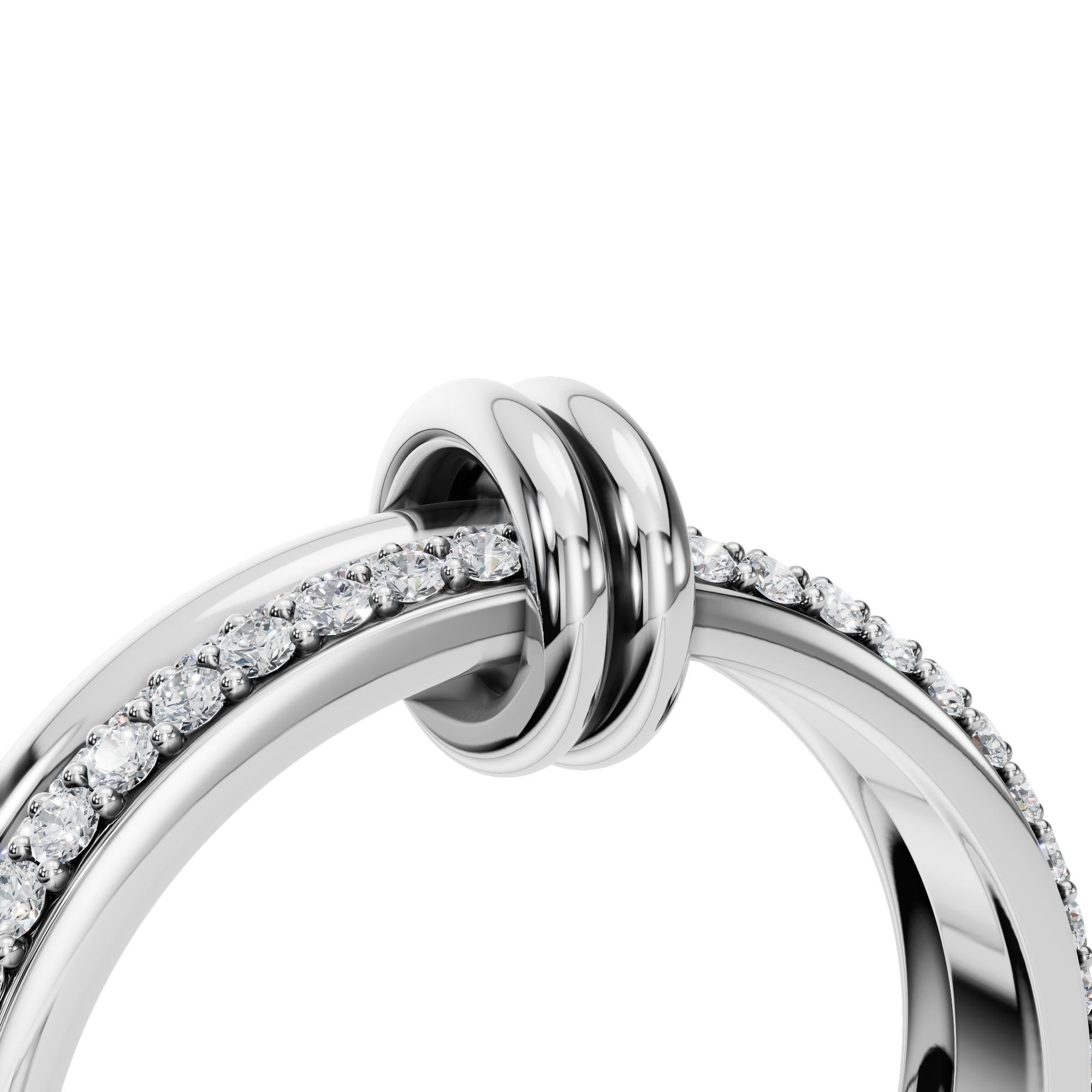 ROUND FANCY ETERNITY WEDDING BAND