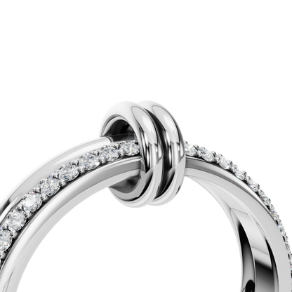 ROUND FANCY ETERNITY WEDDING BAND - M&D Signature Jewels