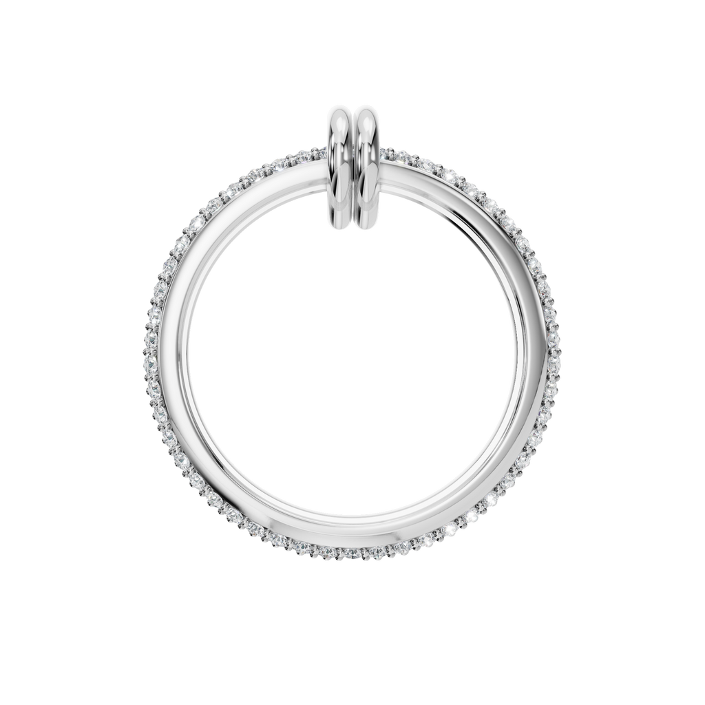 ROUND FANCY ETERNITY WEDDING BAND