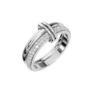 ROUND FANCY ETERNITY WEDDING BAND