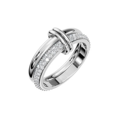 ROUND FANCY ETERNITY WEDDING BAND - M&D Signature Jewels
