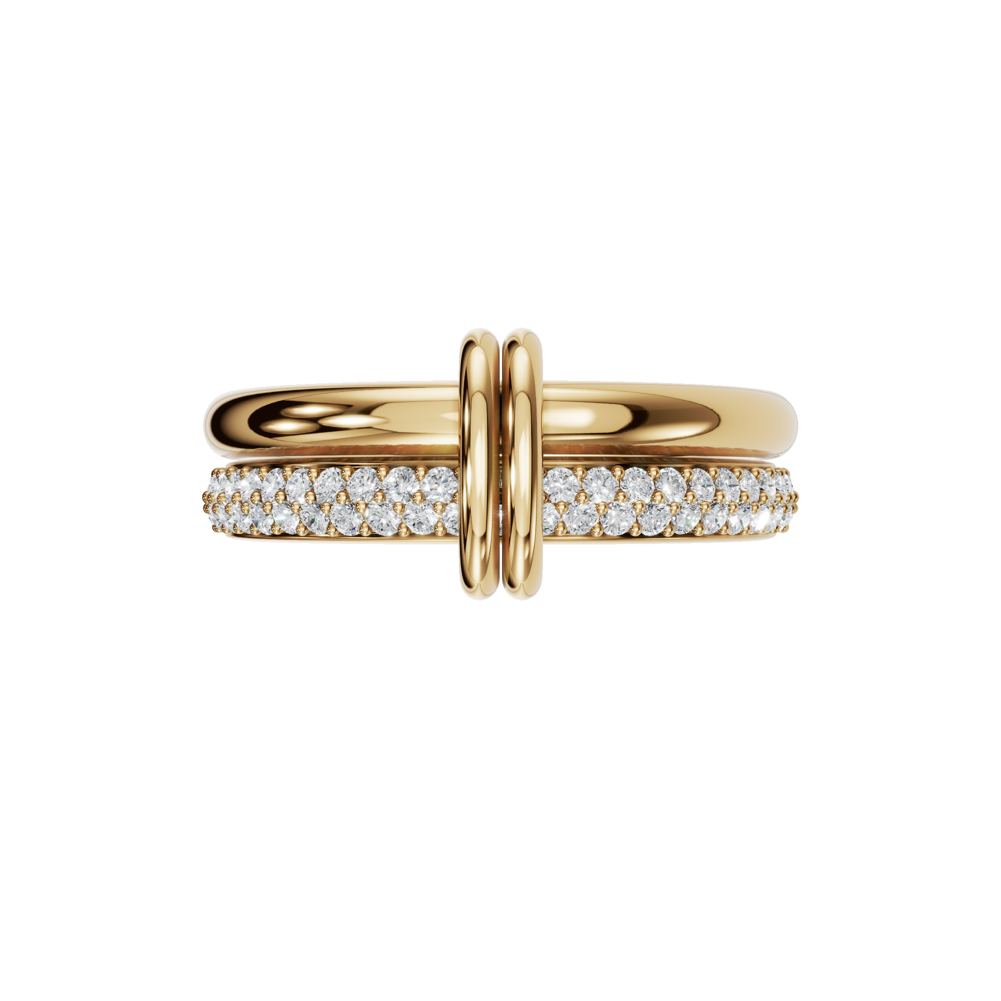 ROUND FANCY ETERNITY WEDDING BAND