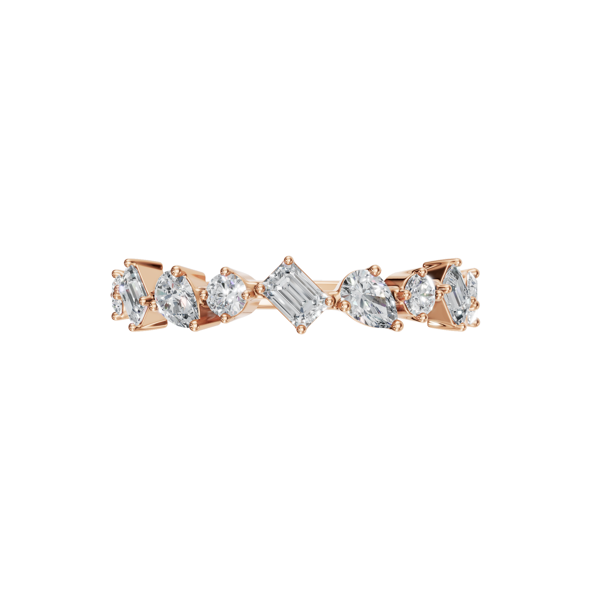 MULTI-SHAPE WEDDING RING - M&D Signature Jewels