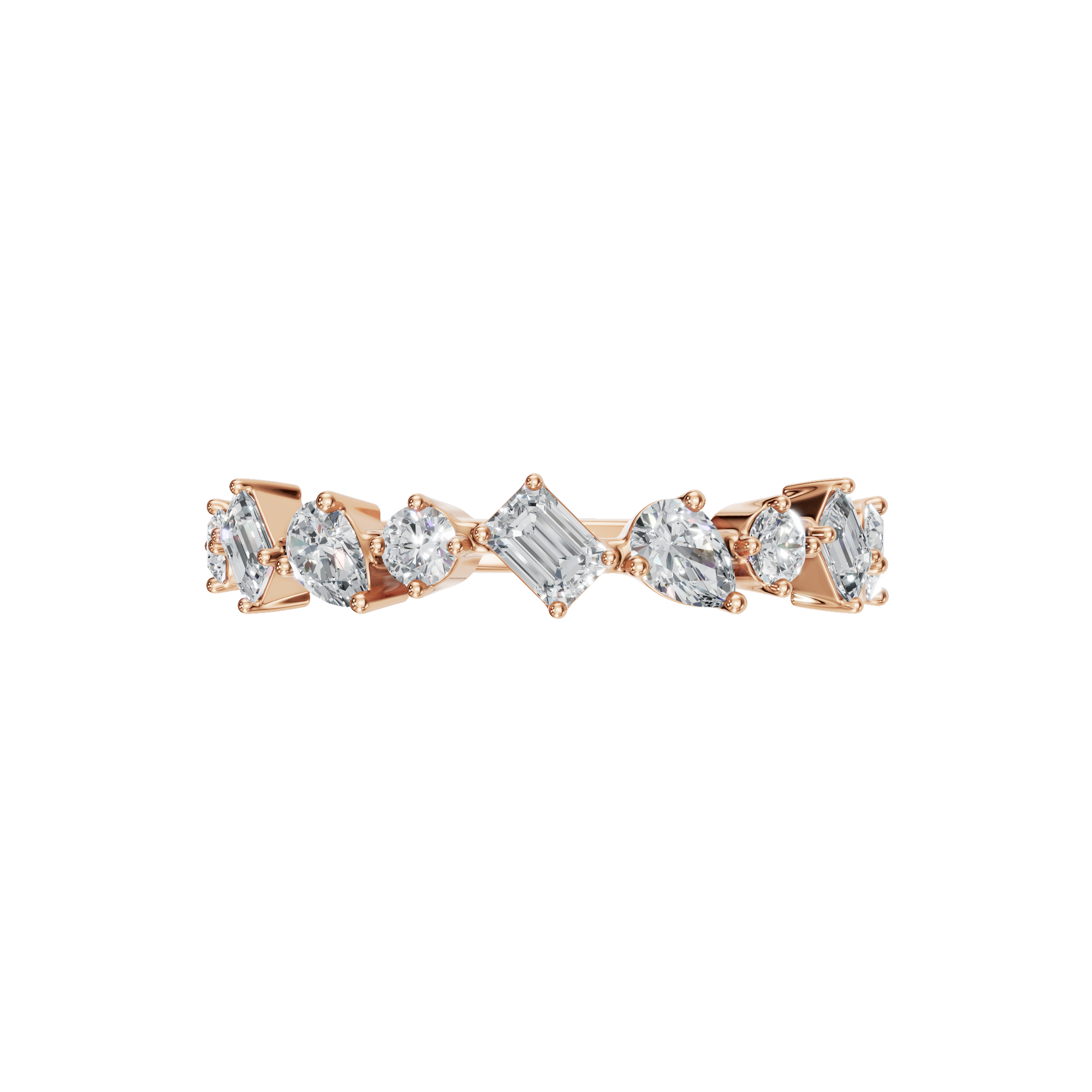 MULTI-SHAPE WEDDING RING