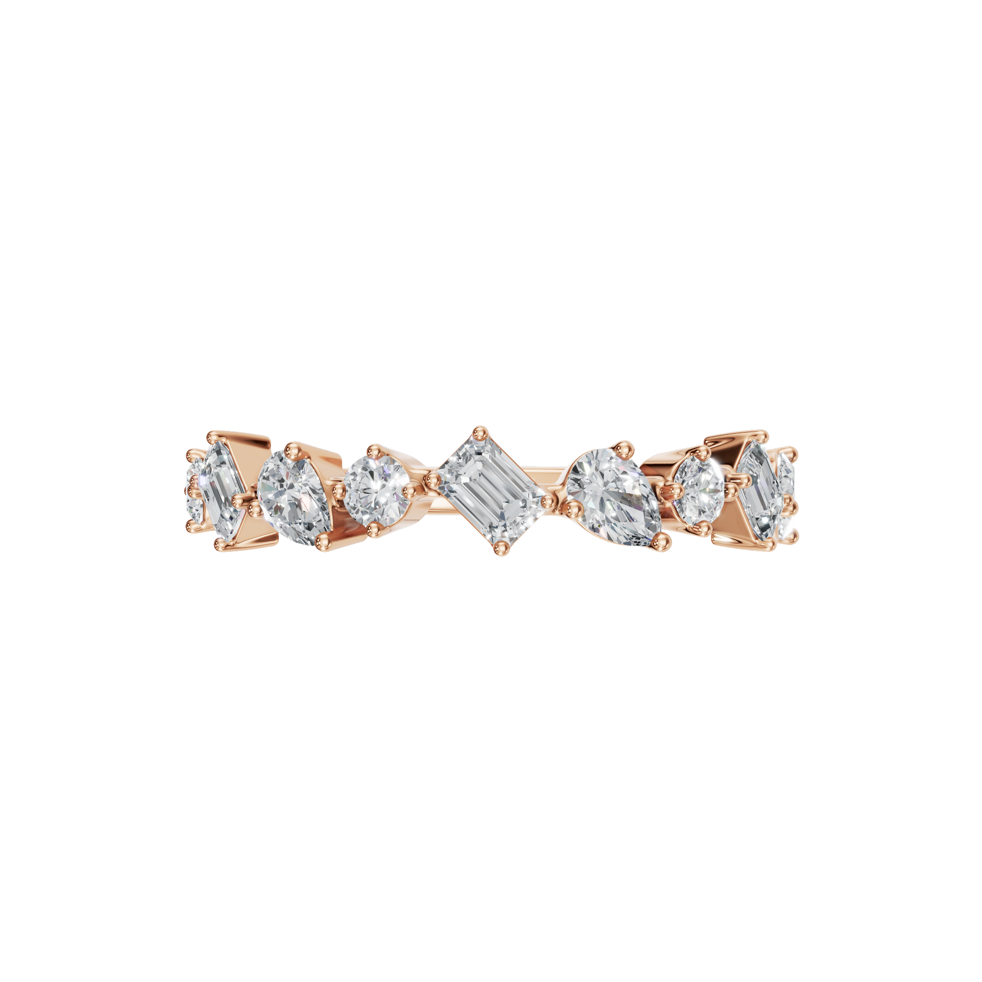 MULTI-SHAPE WEDDING BAND