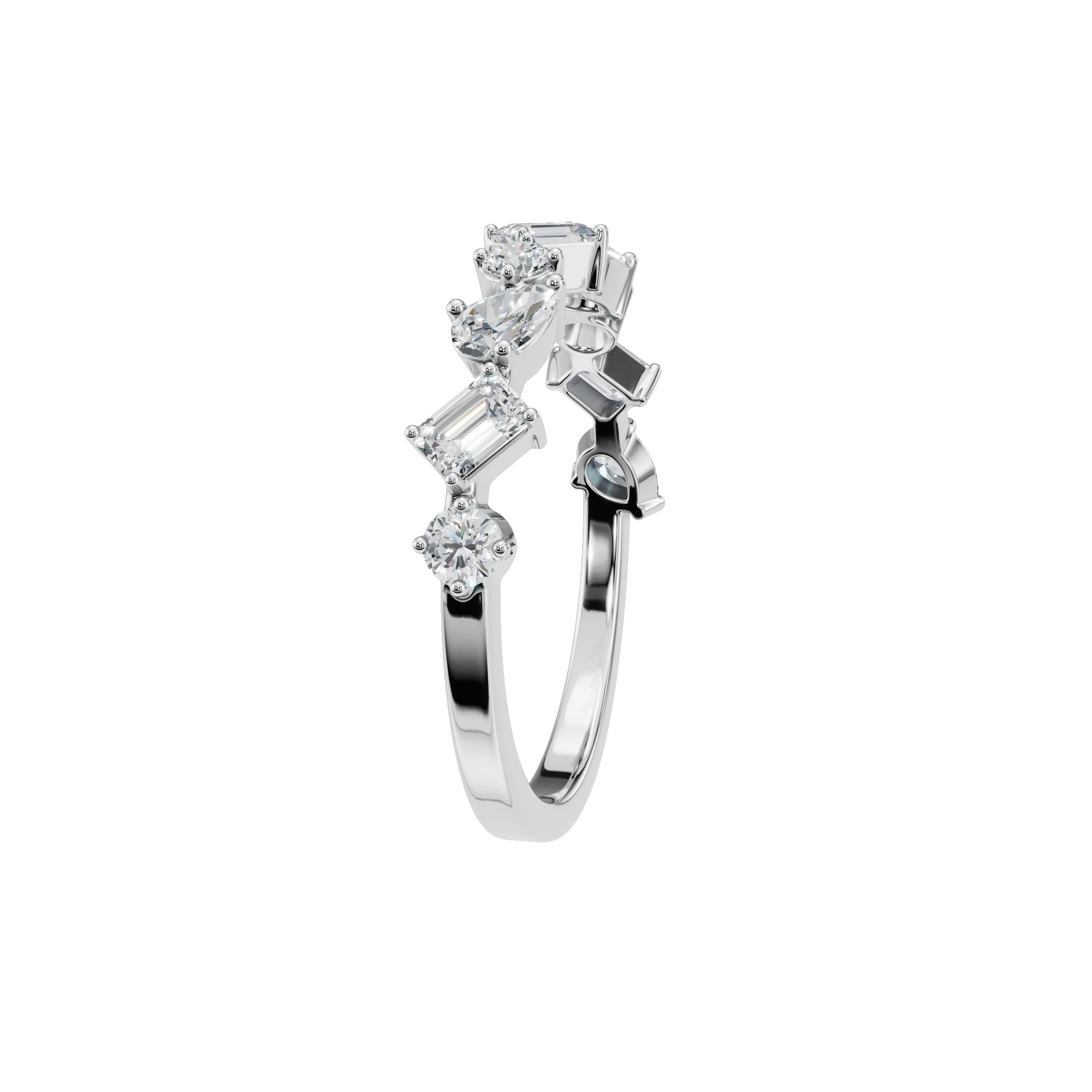 MULTI-SHAPE WEDDING BAND