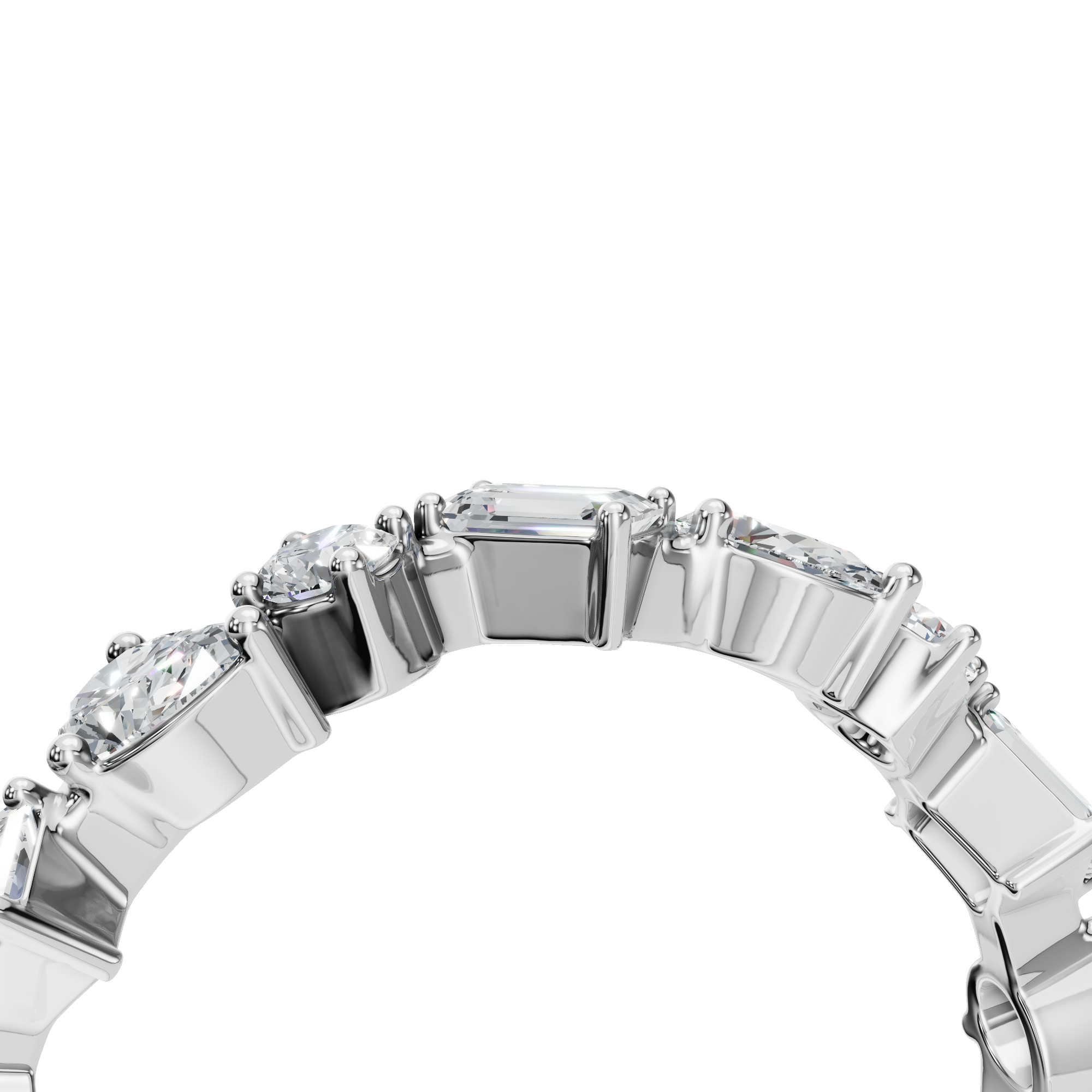 MULTI-SHAPE WEDDING BAND