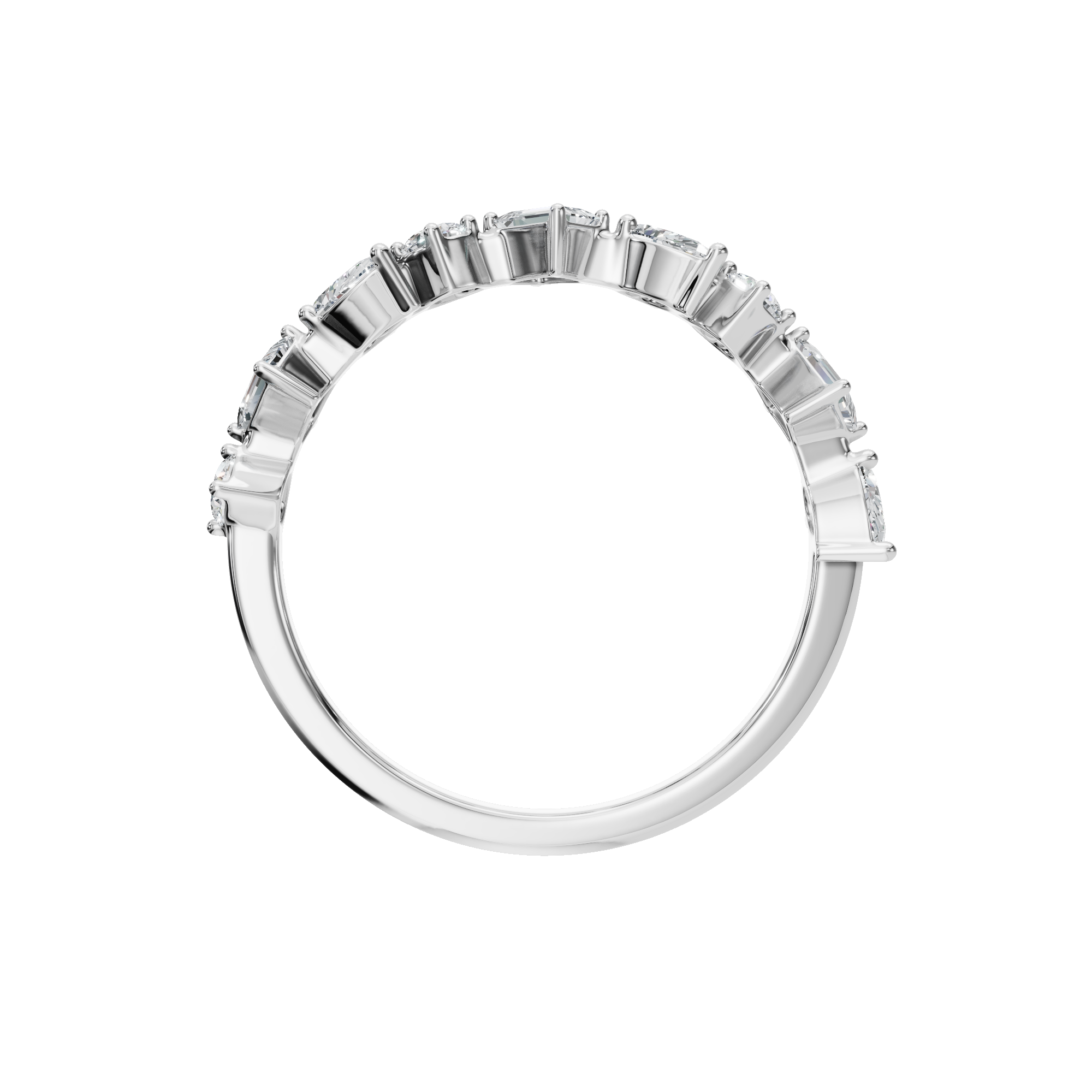 MULTI-SHAPE WEDDING RING