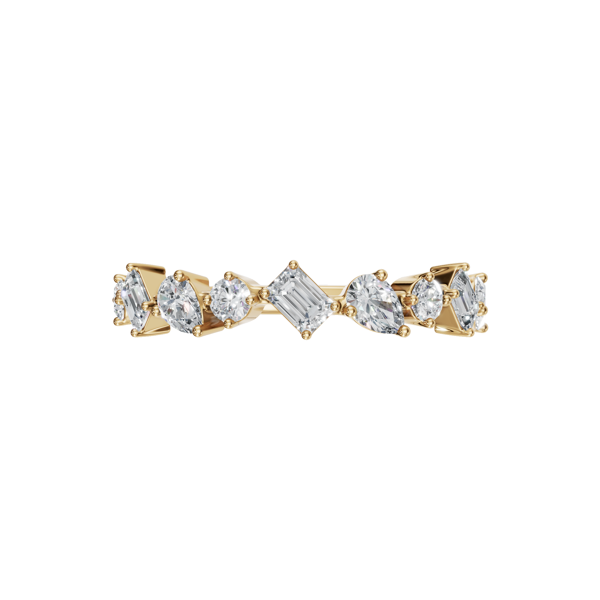 MULTI-SHAPE WEDDING RING