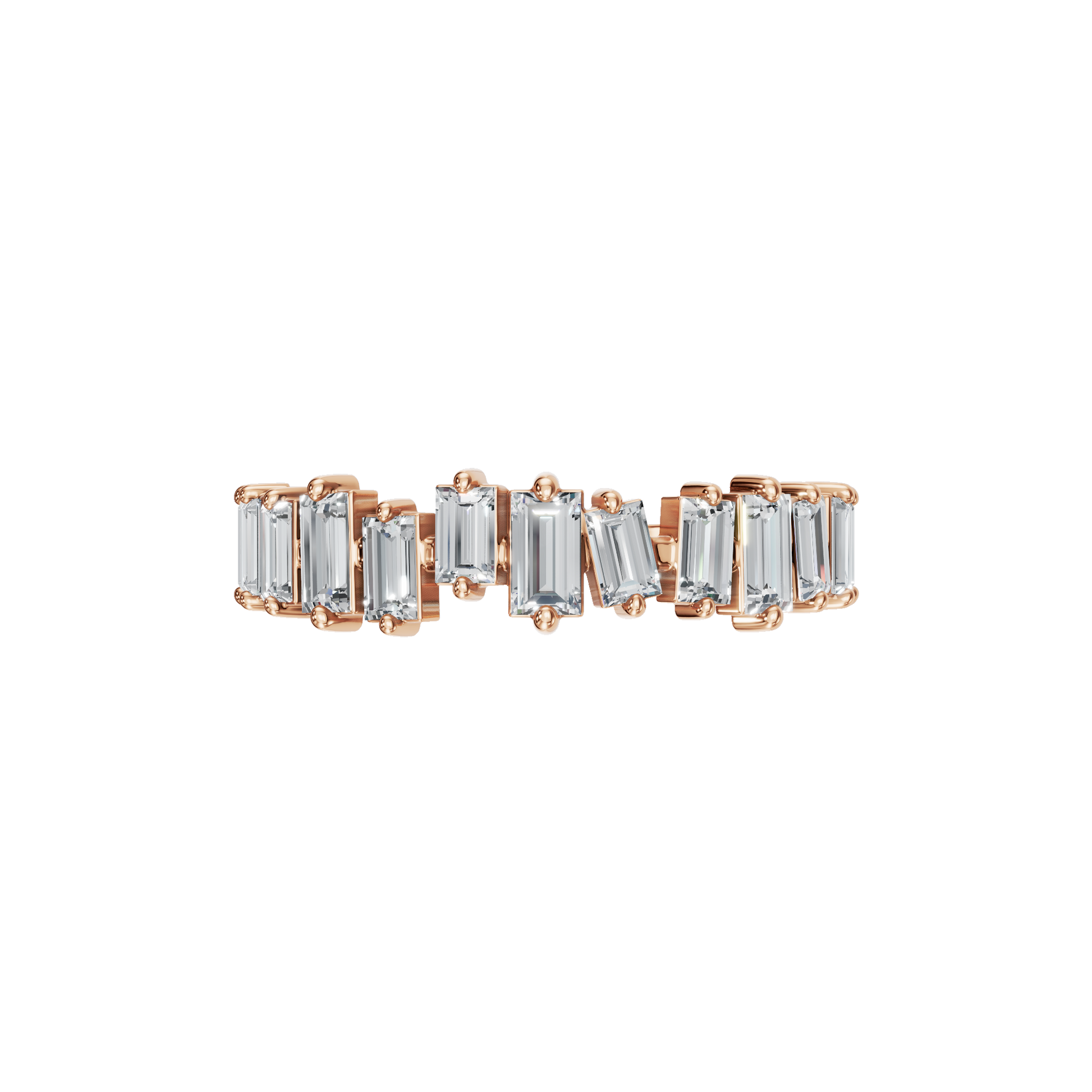 BAGUETTE WEDDING BAND - M&D Signature Jewels