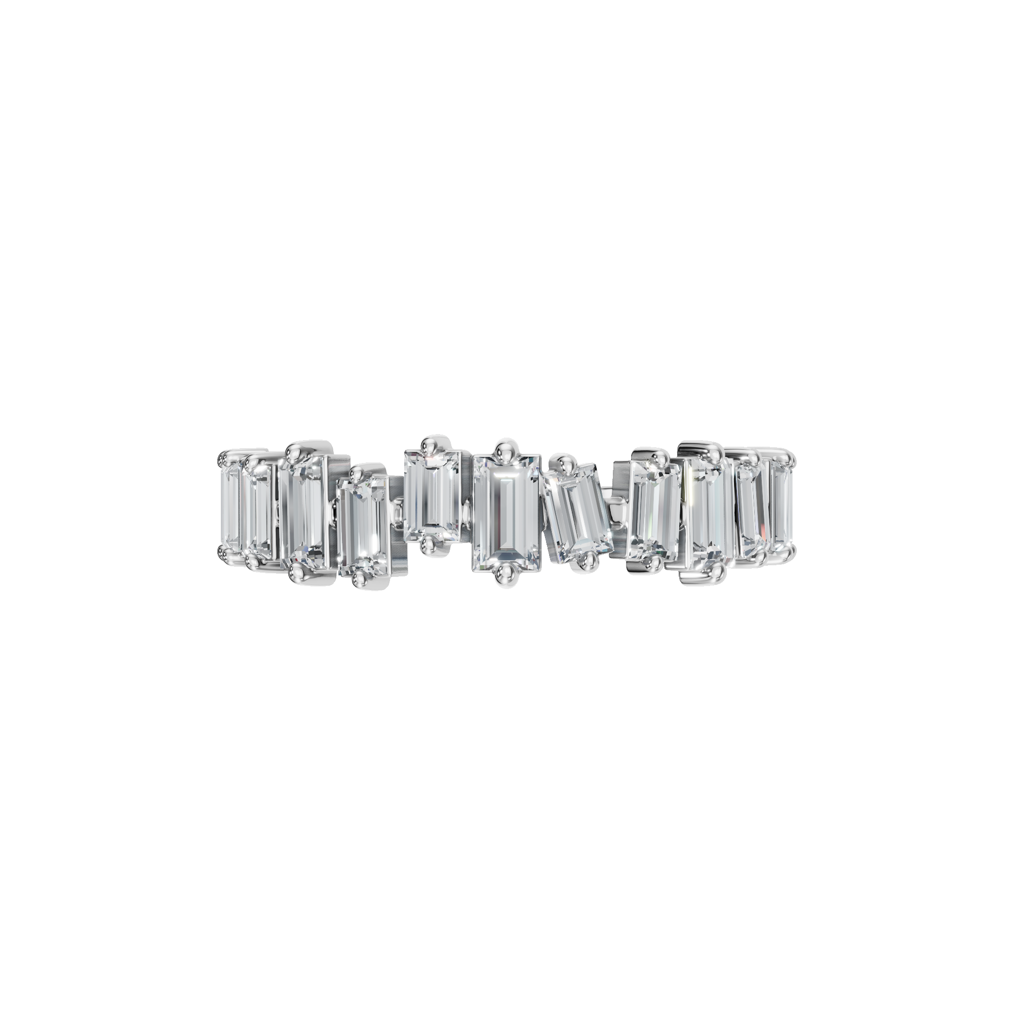 BAGUETTE WEDDING BAND
