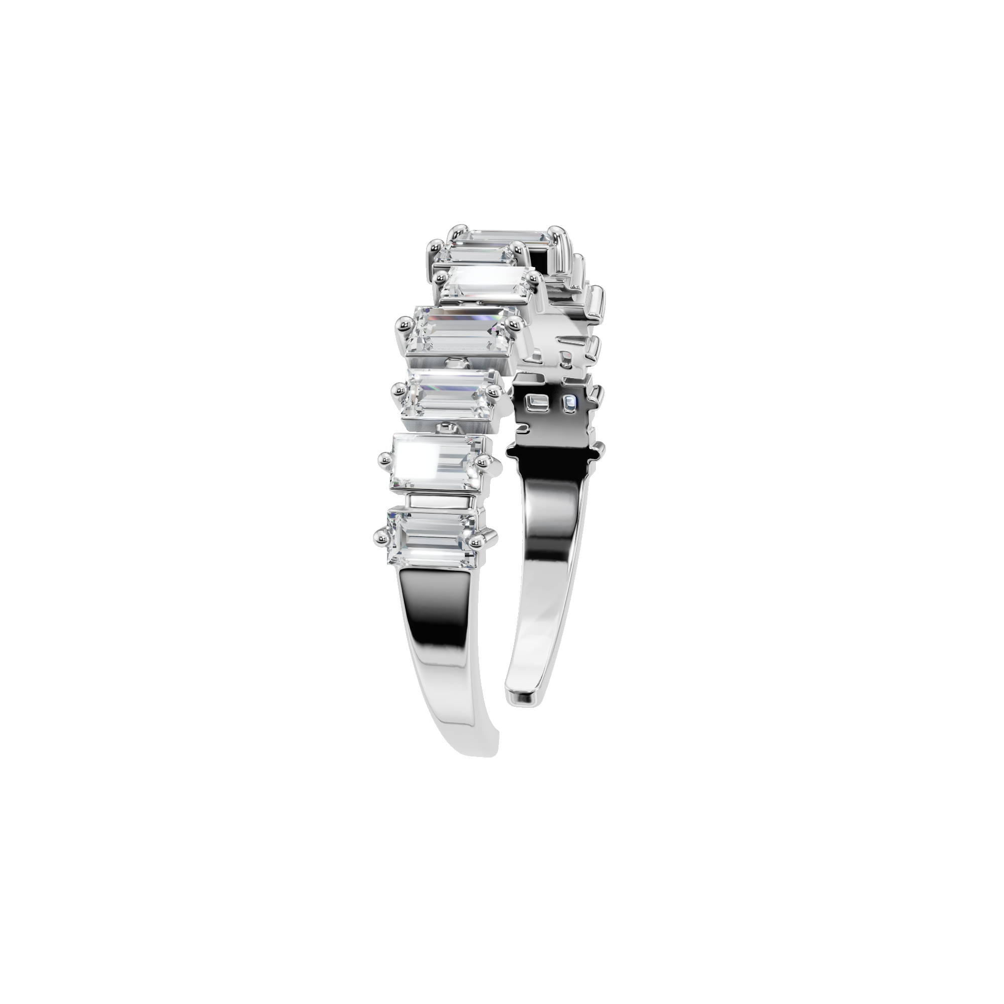 BAGUETTE WEDDING BAND