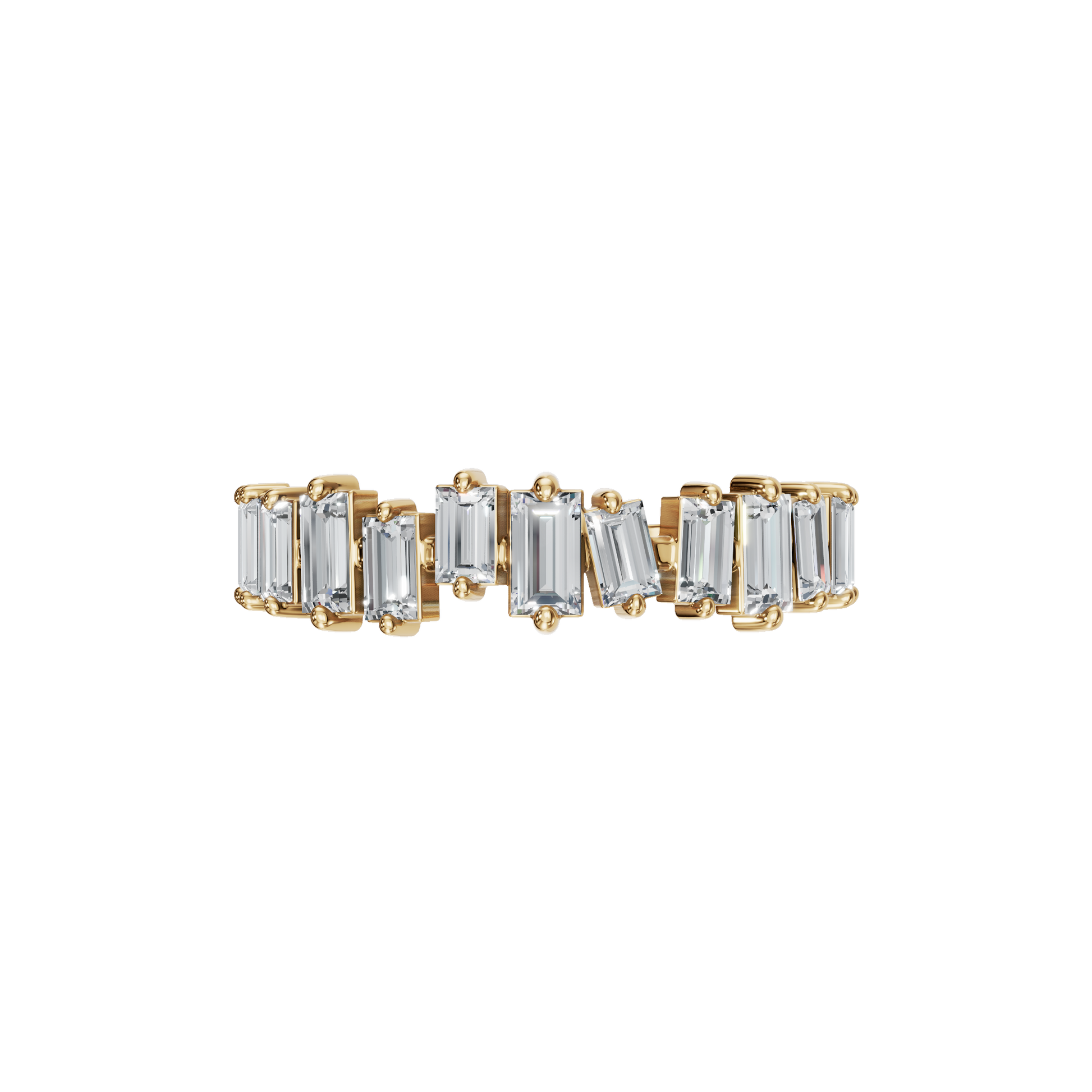 BAGUETTE WEDDING BAND - M&D Signature Jewels
