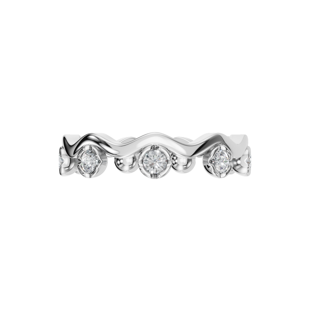 ROUND BEZEL ETERNITY WEDDING BAND