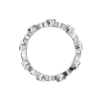 ROUND BEZEL ETERNITY WEDDING BAND