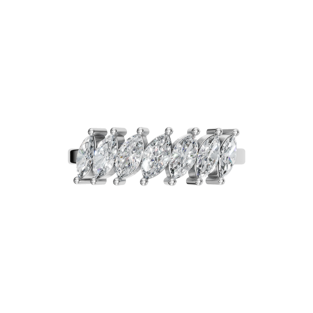 MARQUISE HALF ETERNITY WEDDING BAND