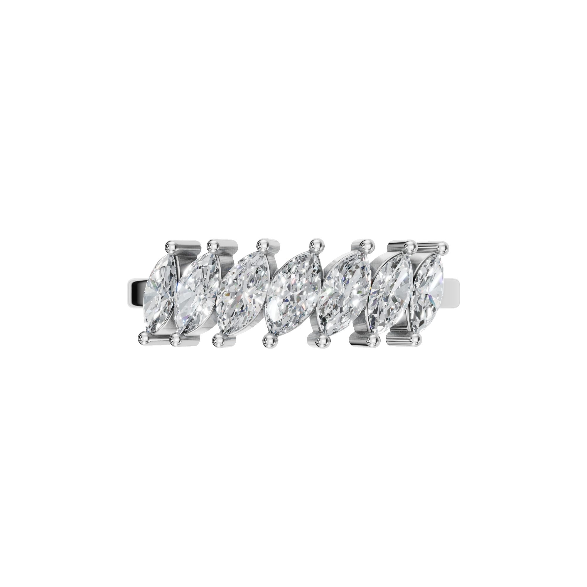 MARQUISE HALF ETERNITY WEDDING BAND