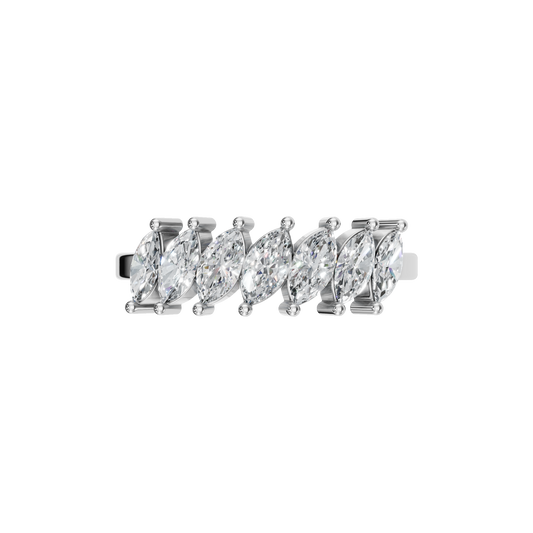 MARQUISE HALF ETERNITY WEDDING BAND