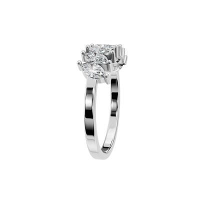 MARQUISE HALF ETERNITY WEDDING BAND - M&D Signature Jewels