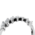 MARQUISE HALF ETERNITY WEDDING BAND