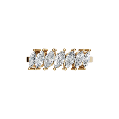 MARQUISE HALF ETERNITY WEDDING BAND - M&D Signature Jewels