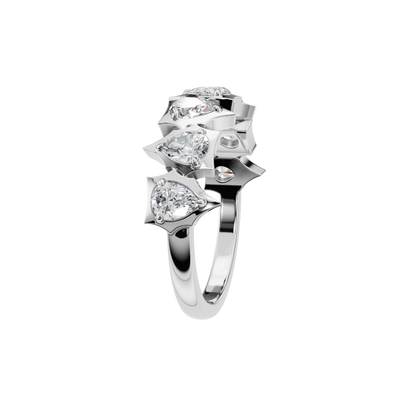 PEAR HALF ETERNITY WEDDING RING - M&D Signature Jewels