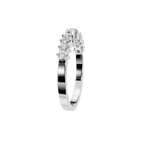 MARQUISE E-W PAVE WEDDING RING