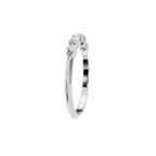 BAGUETTE MARQUISE WEDDING BAND