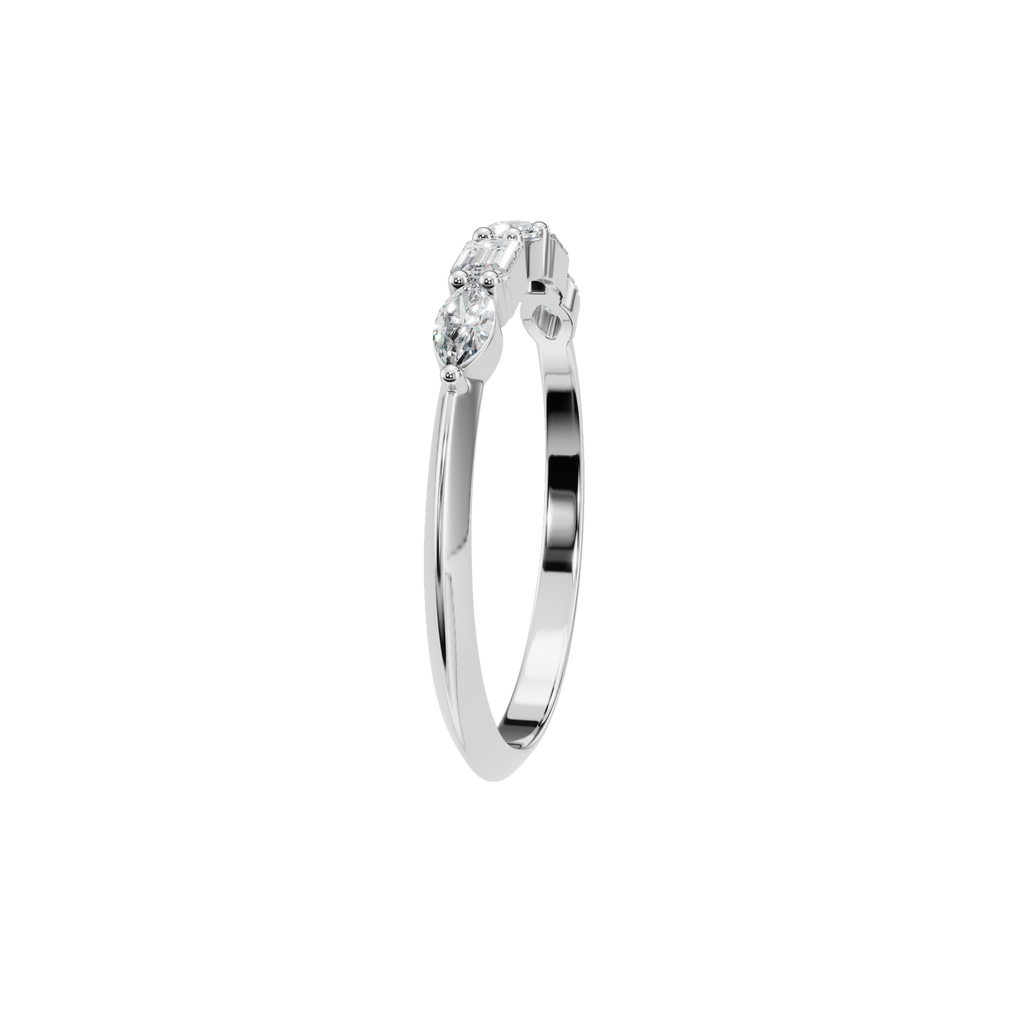 EMERALD MARQUISE WEDDING BAND