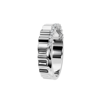 PAVE WEDDING BAND - M&D Signature Jewels