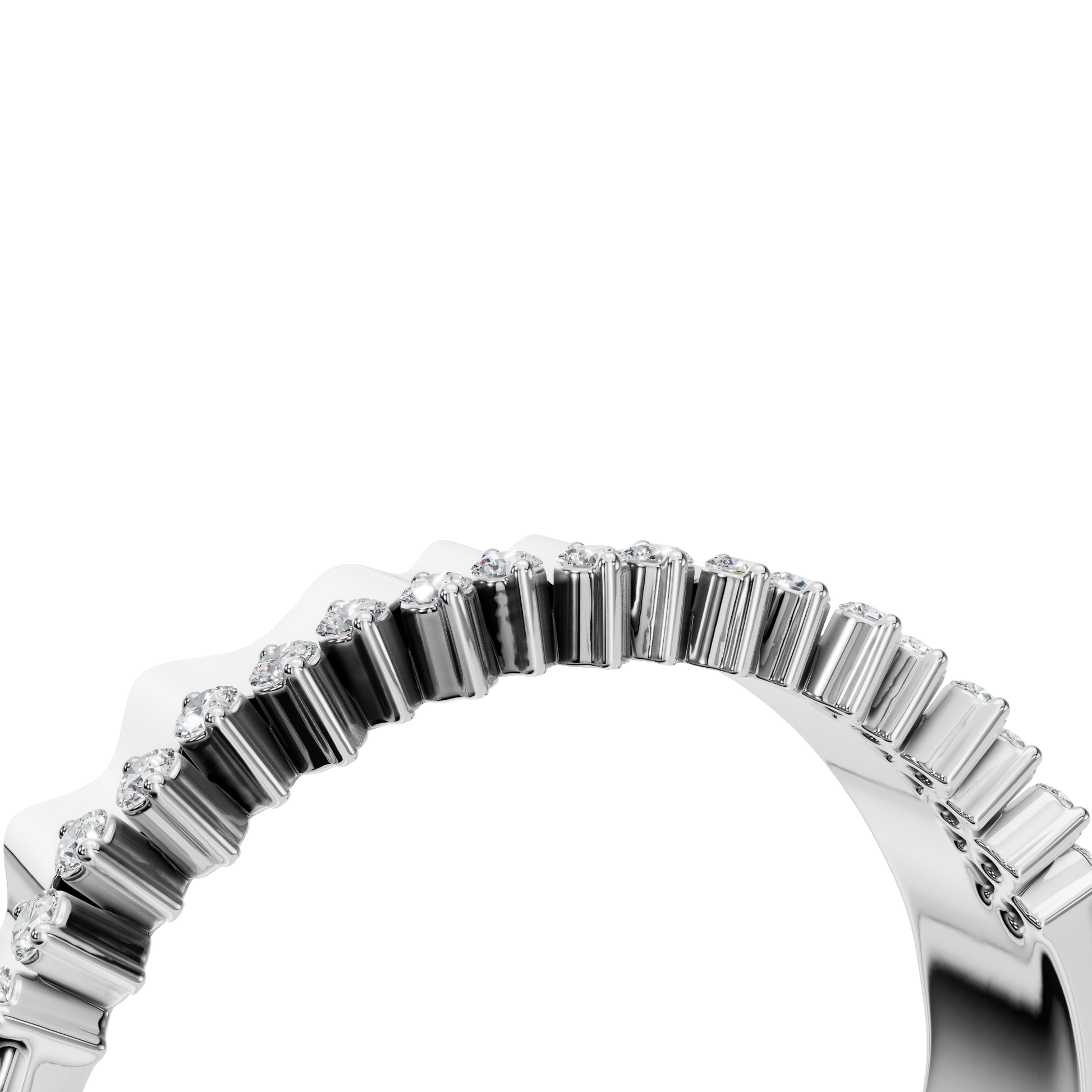 PAVE WEDDING BAND - M&D Signature Jewels