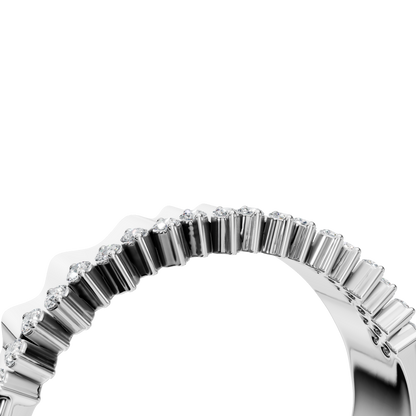 PAVE WEDDING BAND - M&D Signature Jewels