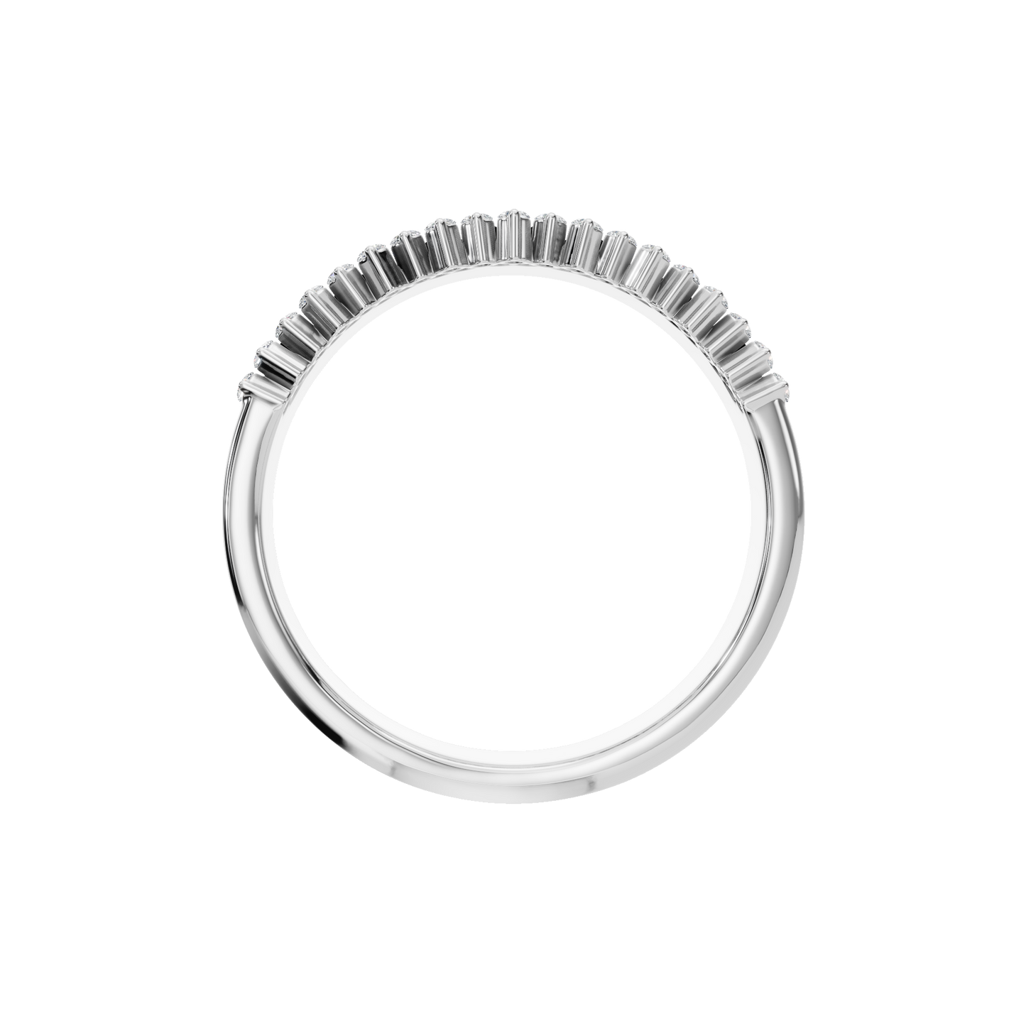 PAVE WEDDING BAND - M&D Signature Jewels