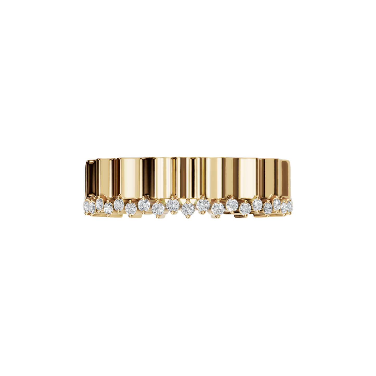 PAVE WEDDING BAND - M&D Signature Jewels