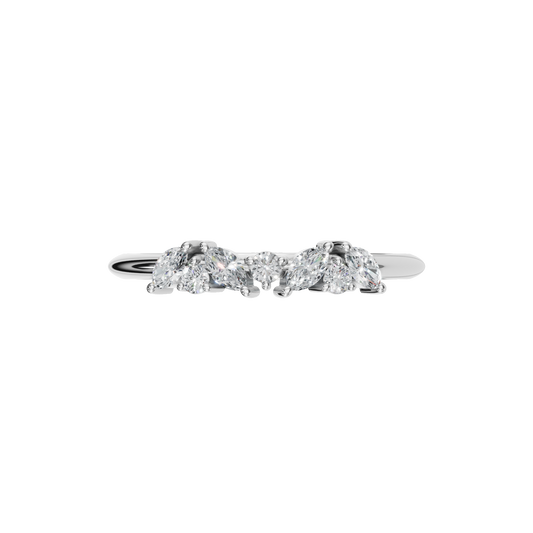 MARQUISE ROUND WEDDING BAND