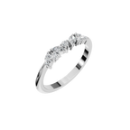 MARQUISE ROUND WEDDING BAND