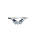 MULTI-SHAPE COLORED DIAMOND WEDDING BAND