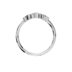 MULTI-SHAPE COLORED DIAMOND WEDDING BAND