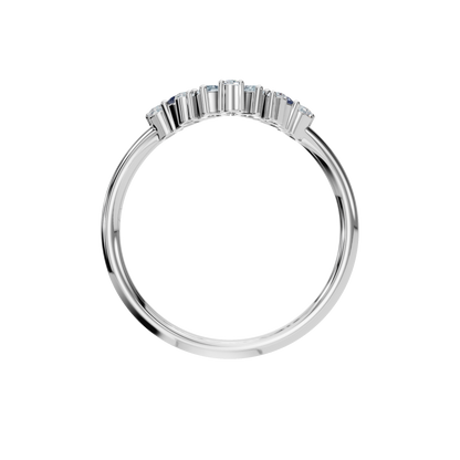 MULTI-SHAPE COLORED DIAMOND WEDDING BAND - M&D Signature Jewels