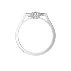 OVAL BAGUETTE THREE STONE RING