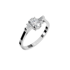 OVAL BAGUETTE THREE STONE RING