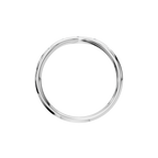 ROUND BEZEL WEDDING BAND
