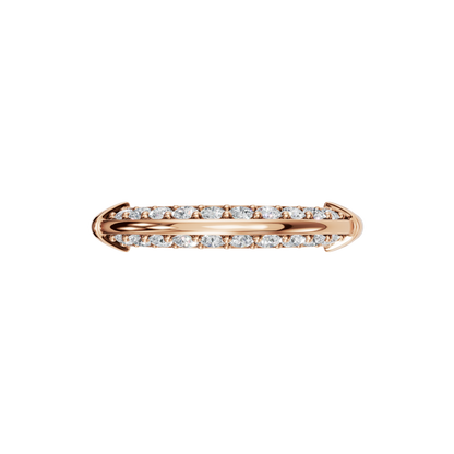 ROUND PAVE WEDDING BAND - M&D Signature Jewels