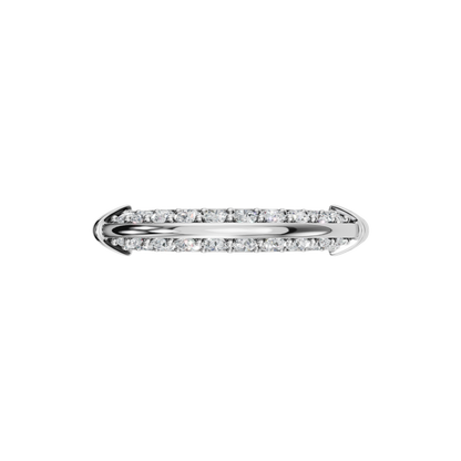 ROUND PAVE WEDDING BAND - M&D Signature Jewels