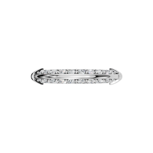 ROUND PAVE WEDDING BAND