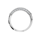 ROUND PAVE WEDDING BAND