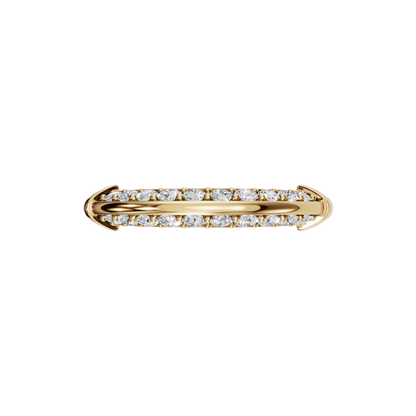 ROUND PAVE WEDDING BAND - M&D Signature Jewels