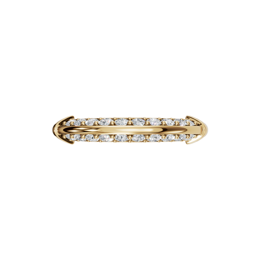 ROUND PAVE WEDDING BAND - M&D Signature Jewels